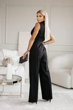 R&B | Jumpsuit Mit V-Ausschnitt Und Gürtel