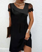 Elegantes, figurbetontes Spitzenkleid