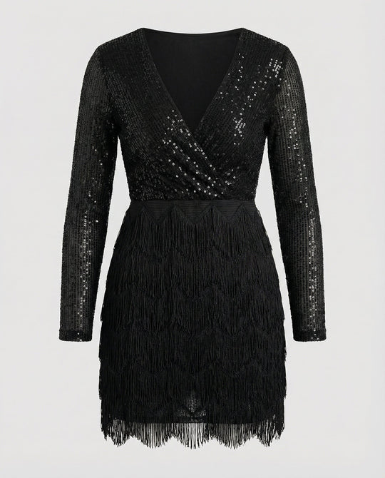 Funkelndes Patchwork Partykleid | R&B