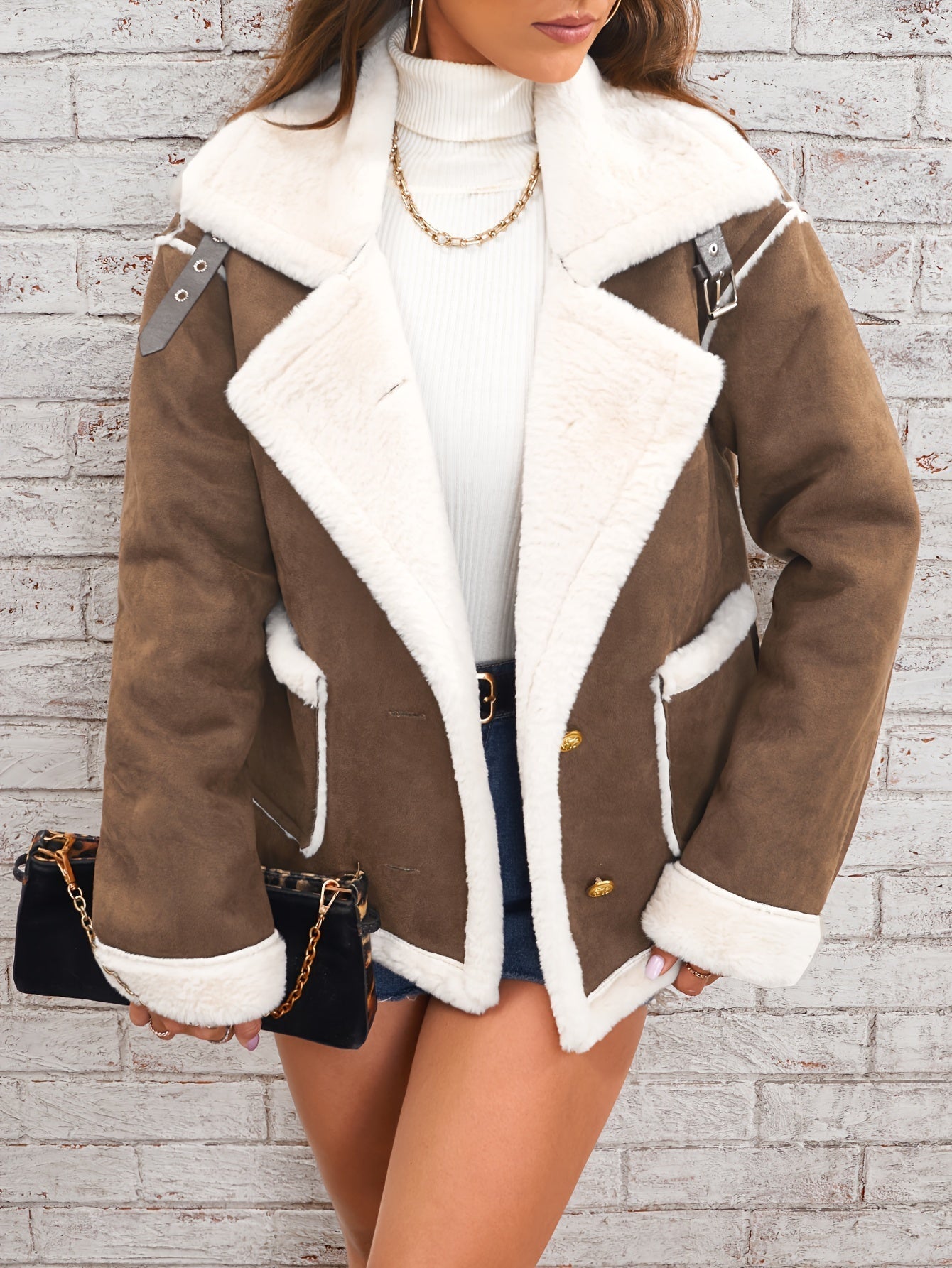 R&B | Elegante Teddy Winterjacke für Damen