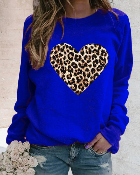 R&B | Leo-Pullover mit Herzmuster