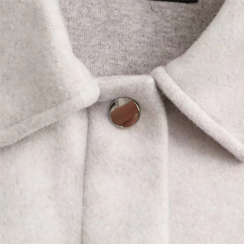 R&B | Damen Wollhemdjacke