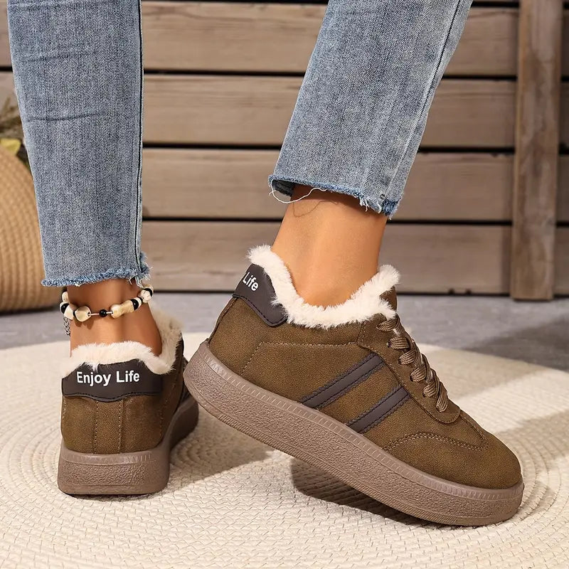Bequeme Baumwoll-Sneaker mit warmem Innenfutter R&B R&B