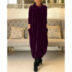 Rachel | Langes Kleid aus Samt