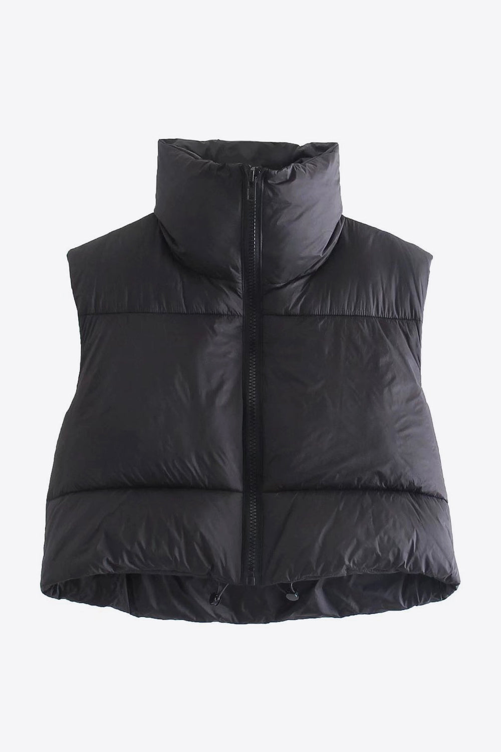 R&B | Zip-Up Drawstring Puffer Weste