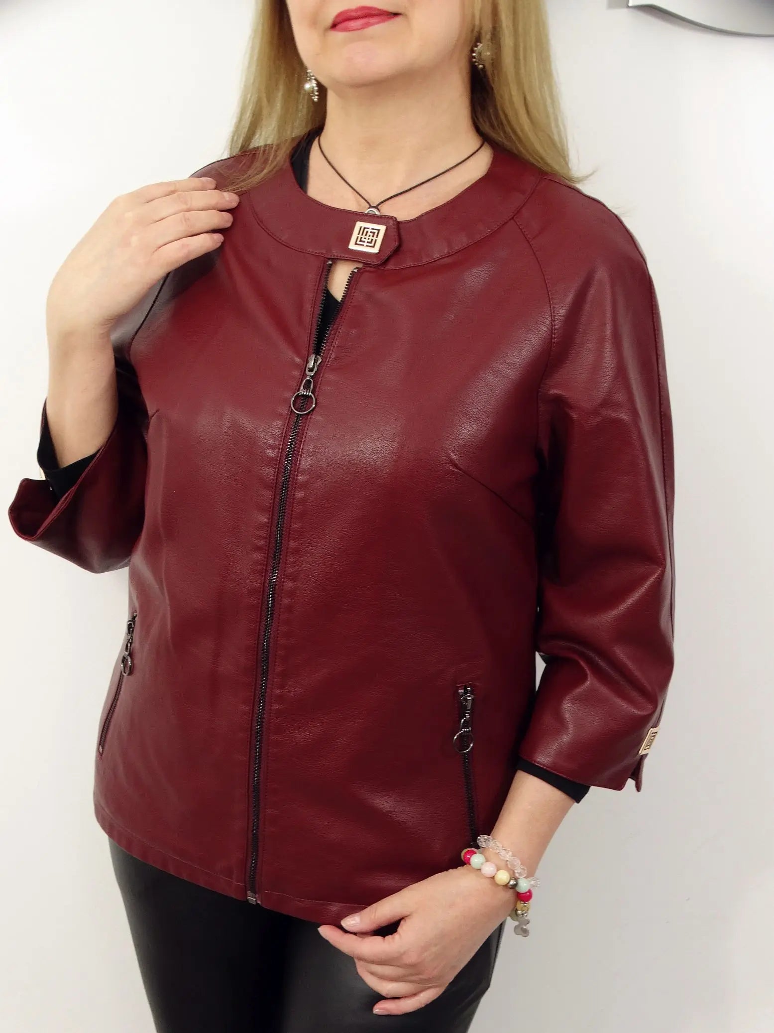 R&B | Schicke Kunstlederjacke