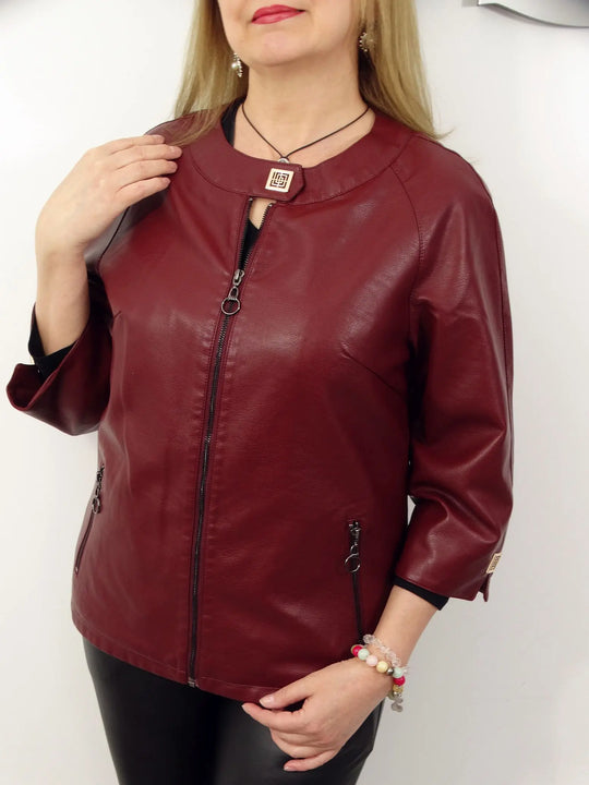 R&B | Schicke Kunstlederjacke