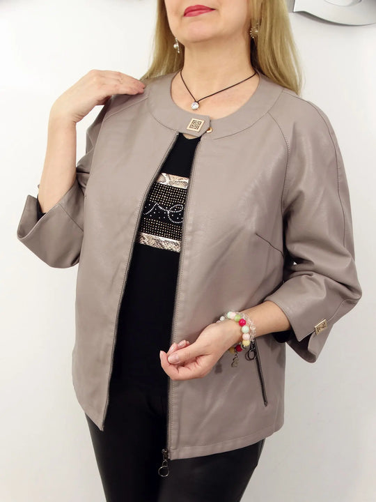 R&B | Schicke Kunstlederjacke