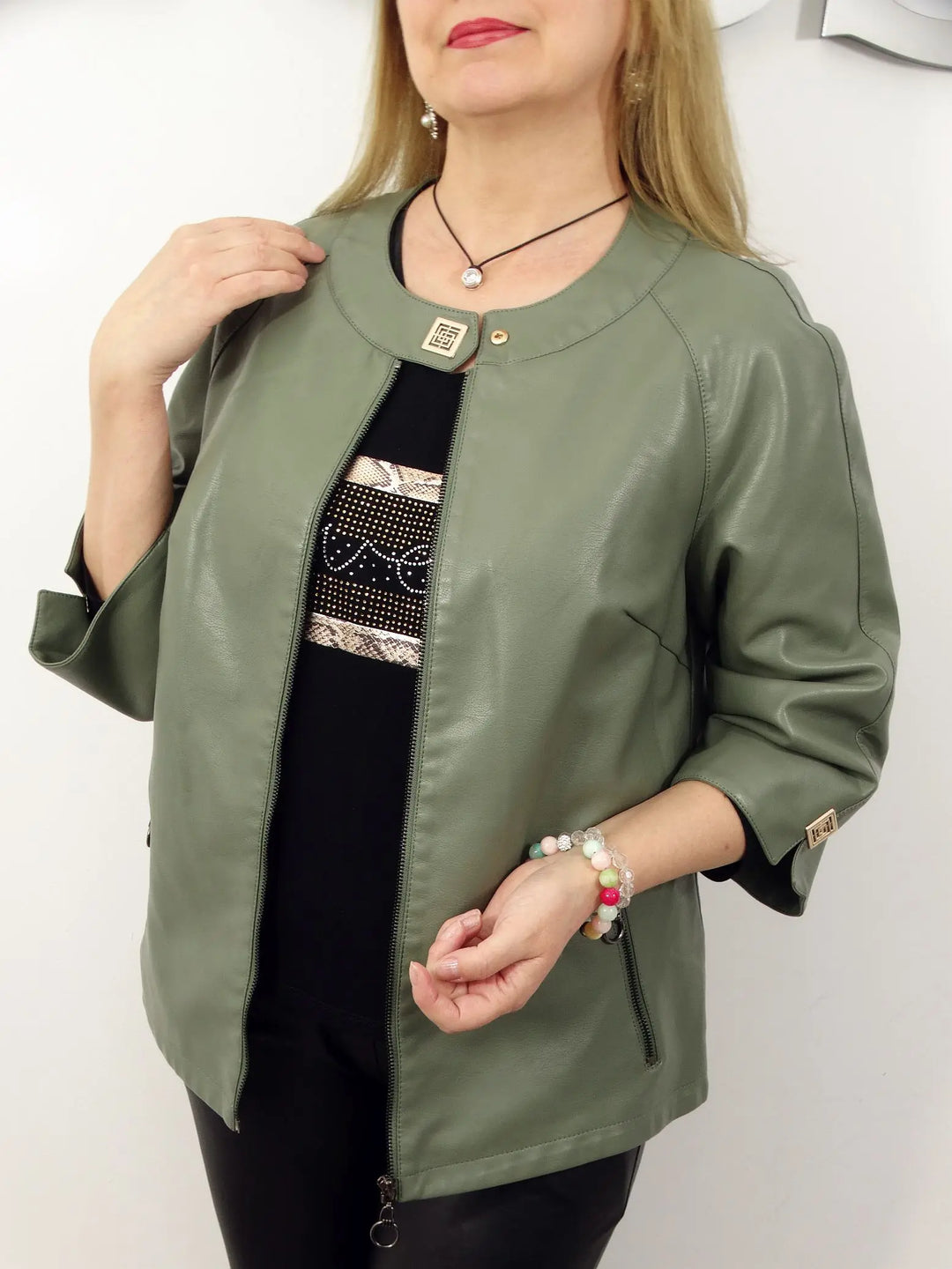R&B | Schicke Kunstlederjacke