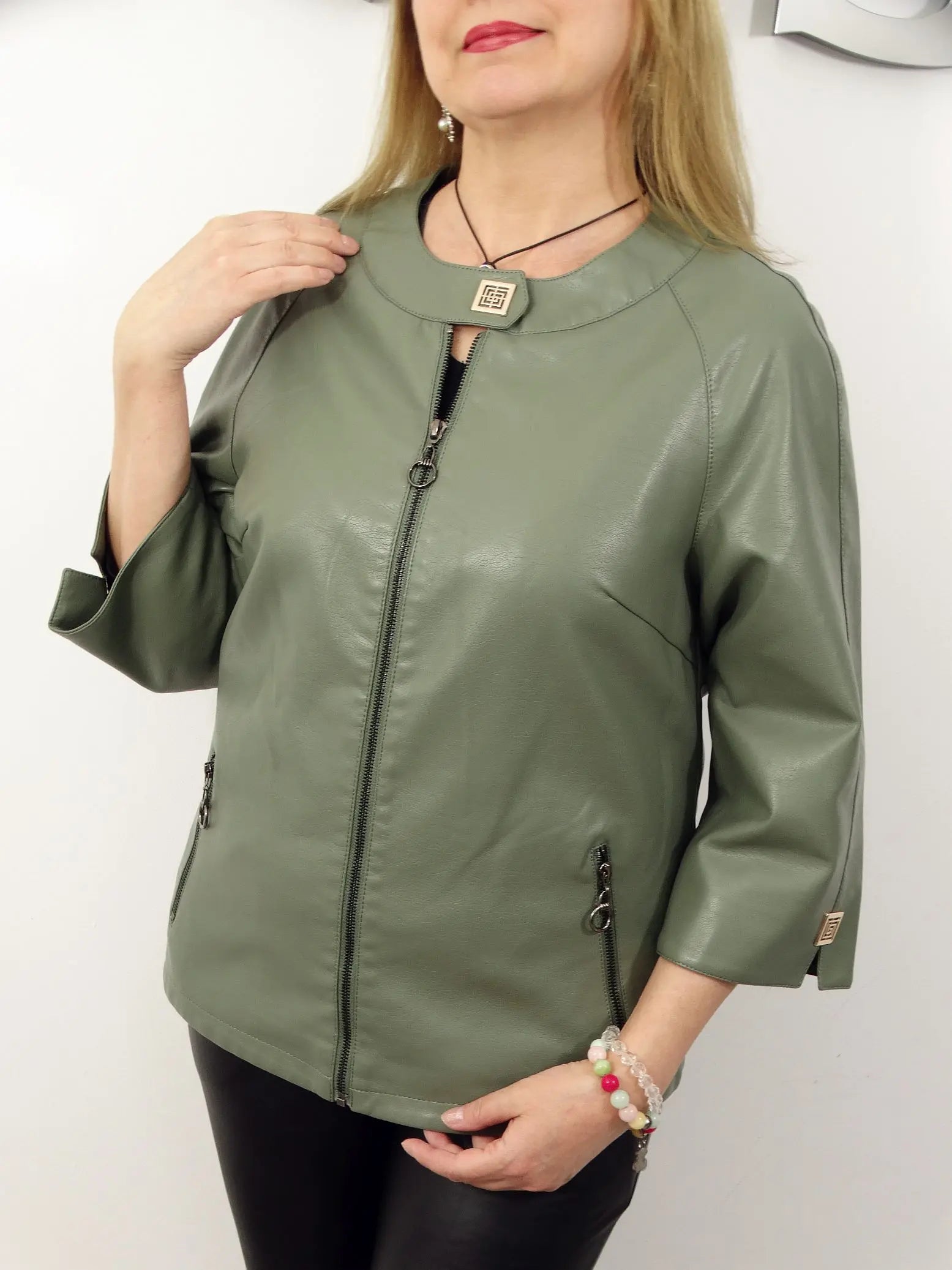 R&B | Schicke Kunstlederjacke