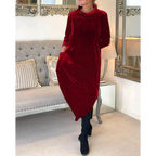 Rachel | Langes Kleid aus Samt