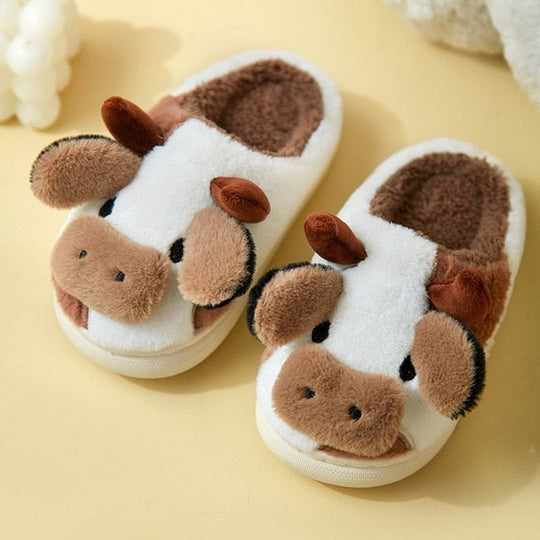 Flauschige Tierpantoffeln