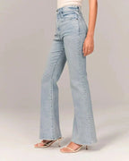 EB - Figurformende Bootcut-Jeans