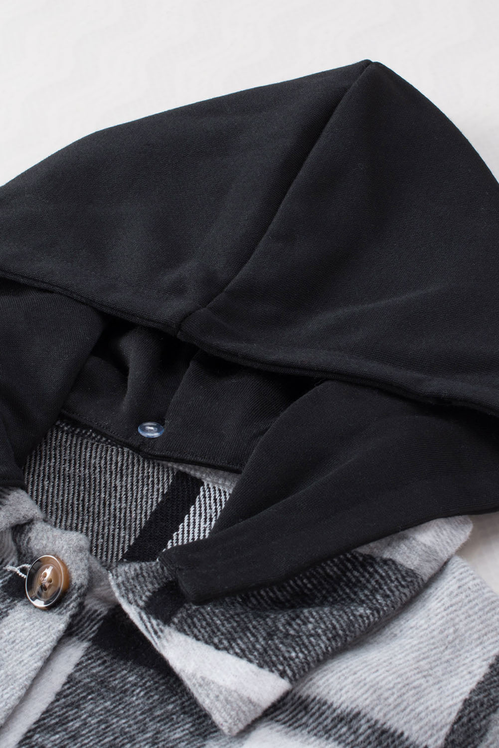 R&B | Gitterhemdenjacke mit Kapuze Polyester Lässig und Trendy