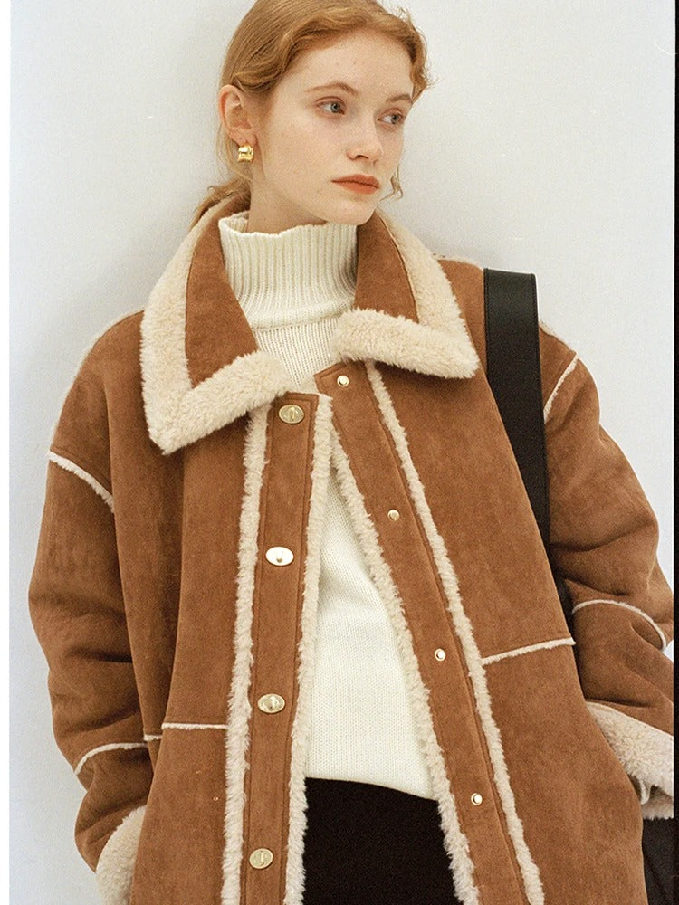 R&B | Gemütliche Jacke mit Sherpa Futter