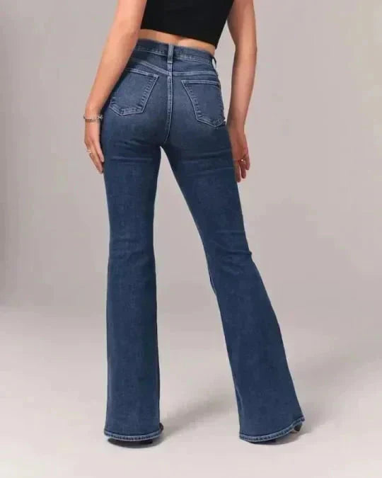 EB - Figurformende Bootcut-Jeans
