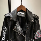 R&B | Damen PU-Jacke mit Nieten-Detail