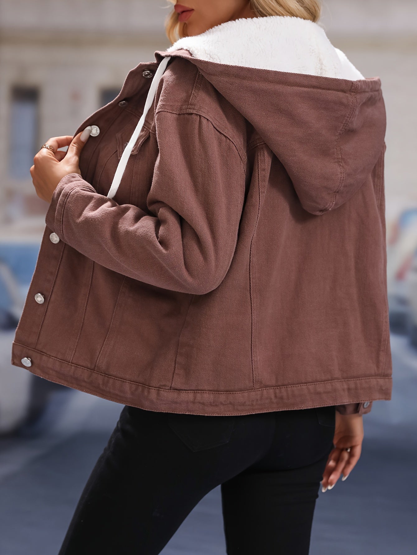 R&B | Kapuzenjacke Braun - Lässiger Fleece - Style