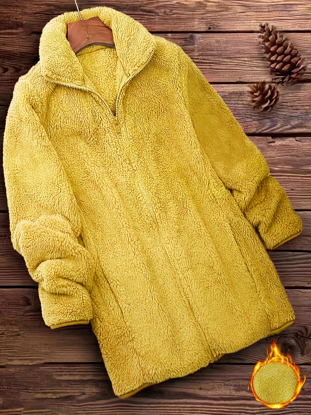 R&B | Plüschjacke Polyester Weich und Warm