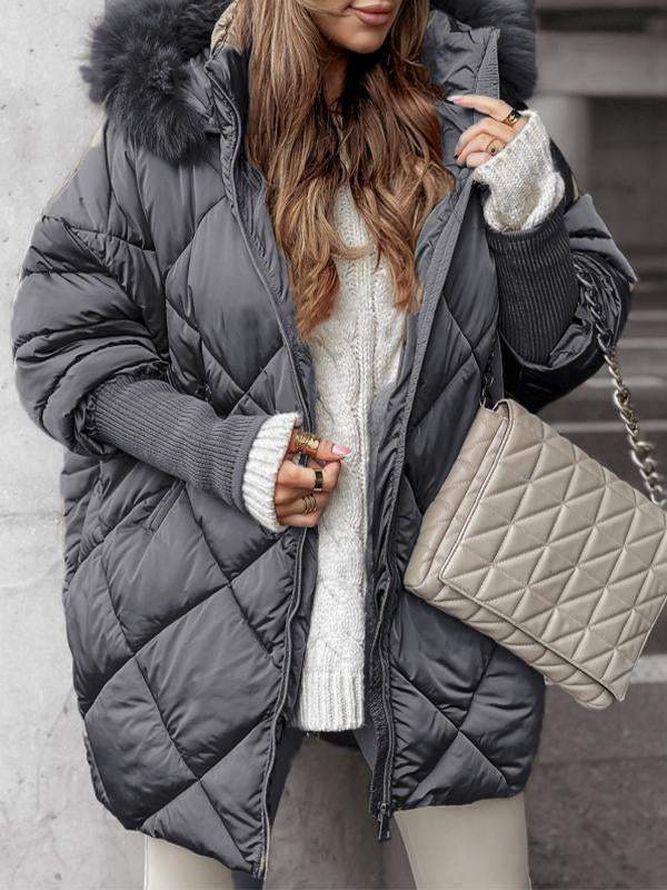 R&B | Freizeitjacke für Damen, mit Kapuze & Baumwolle