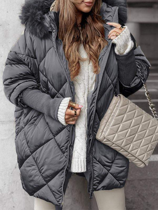 R&B | Freizeitjacke für Damen, mit Kapuze & Baumwolle