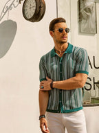 R&B | Retro 70S Gestreiftes Vintage Hemd