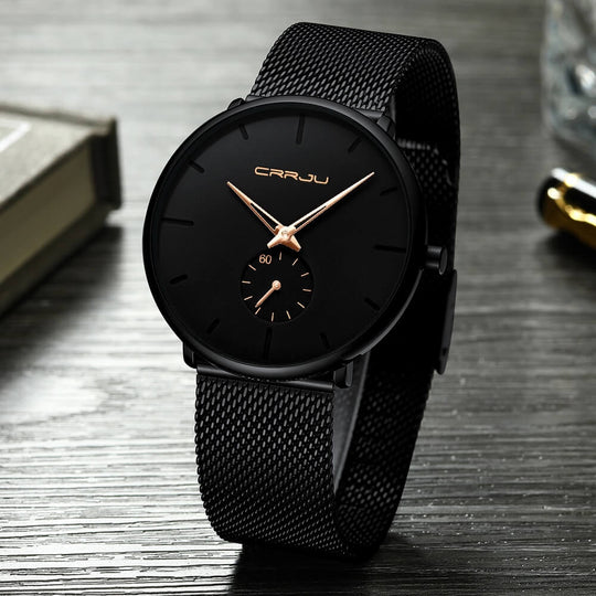 R&B - Zeitlose, minimalistische Herrenuhr