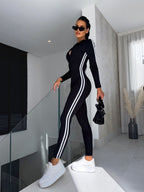 R&B | Dynamischer Jumpsuit Mit Streifen