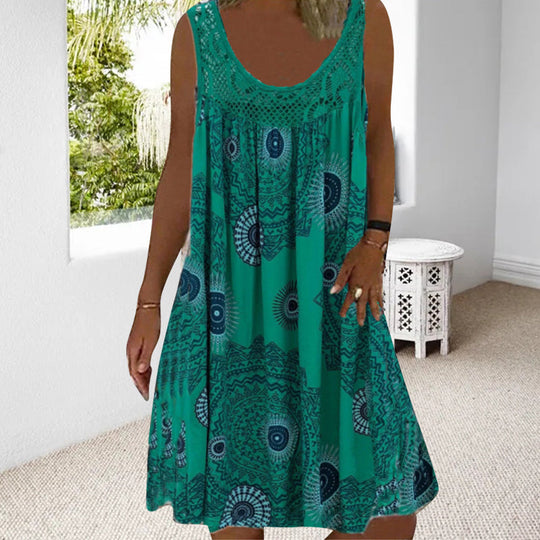 R&B | Ärmeloses Plus-Size Sommerkleid