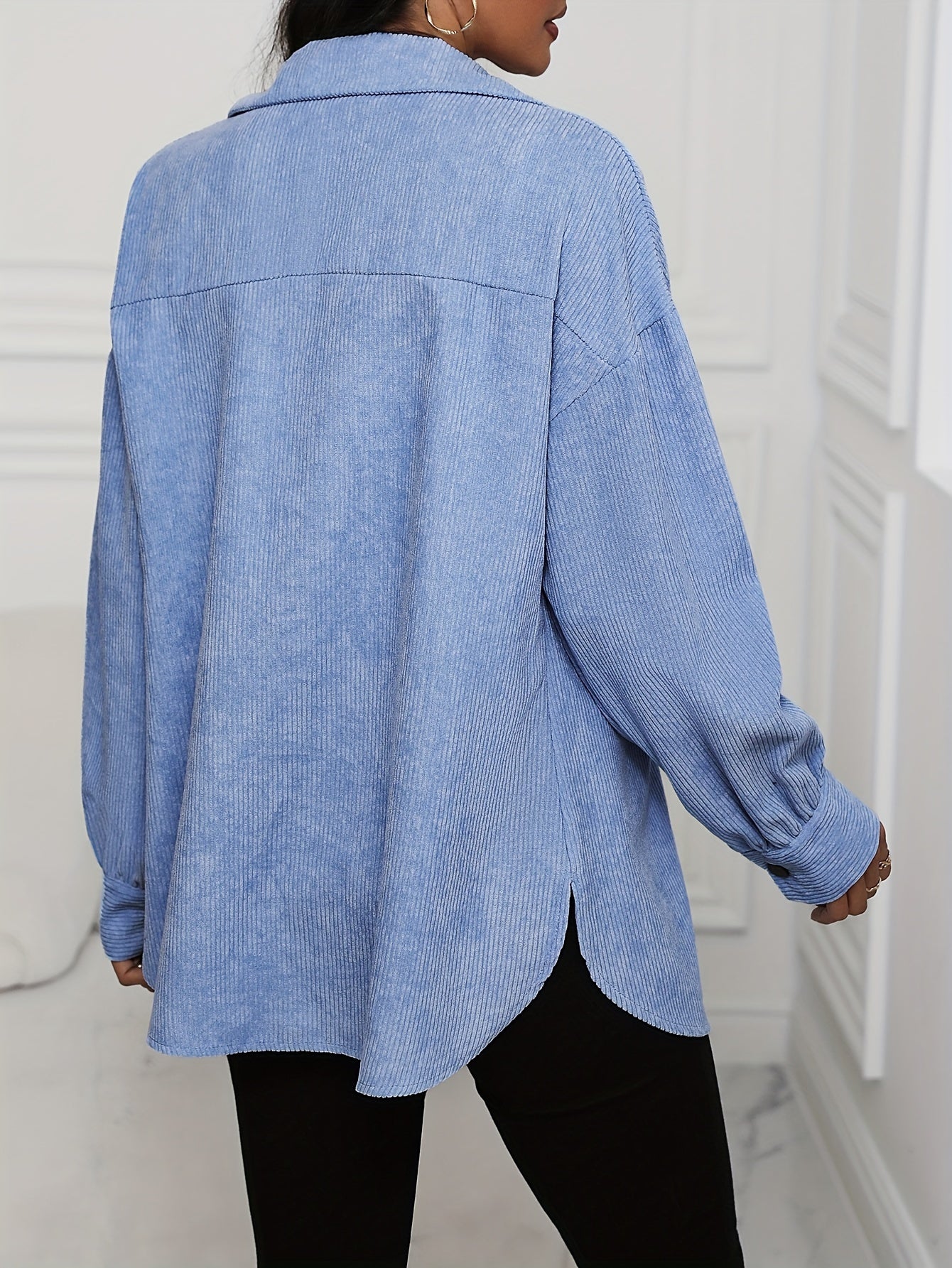R&B | Weiche Cordjacke Polyester/baumwolle Stilvoller Komfort