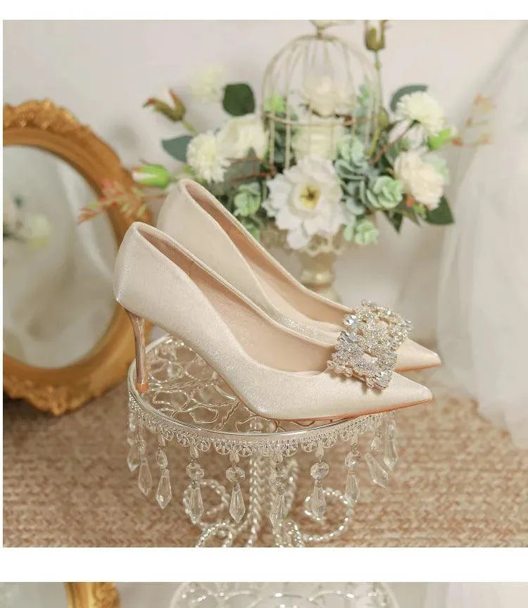 R&B | Brautschuhe Stiletto mit Strass