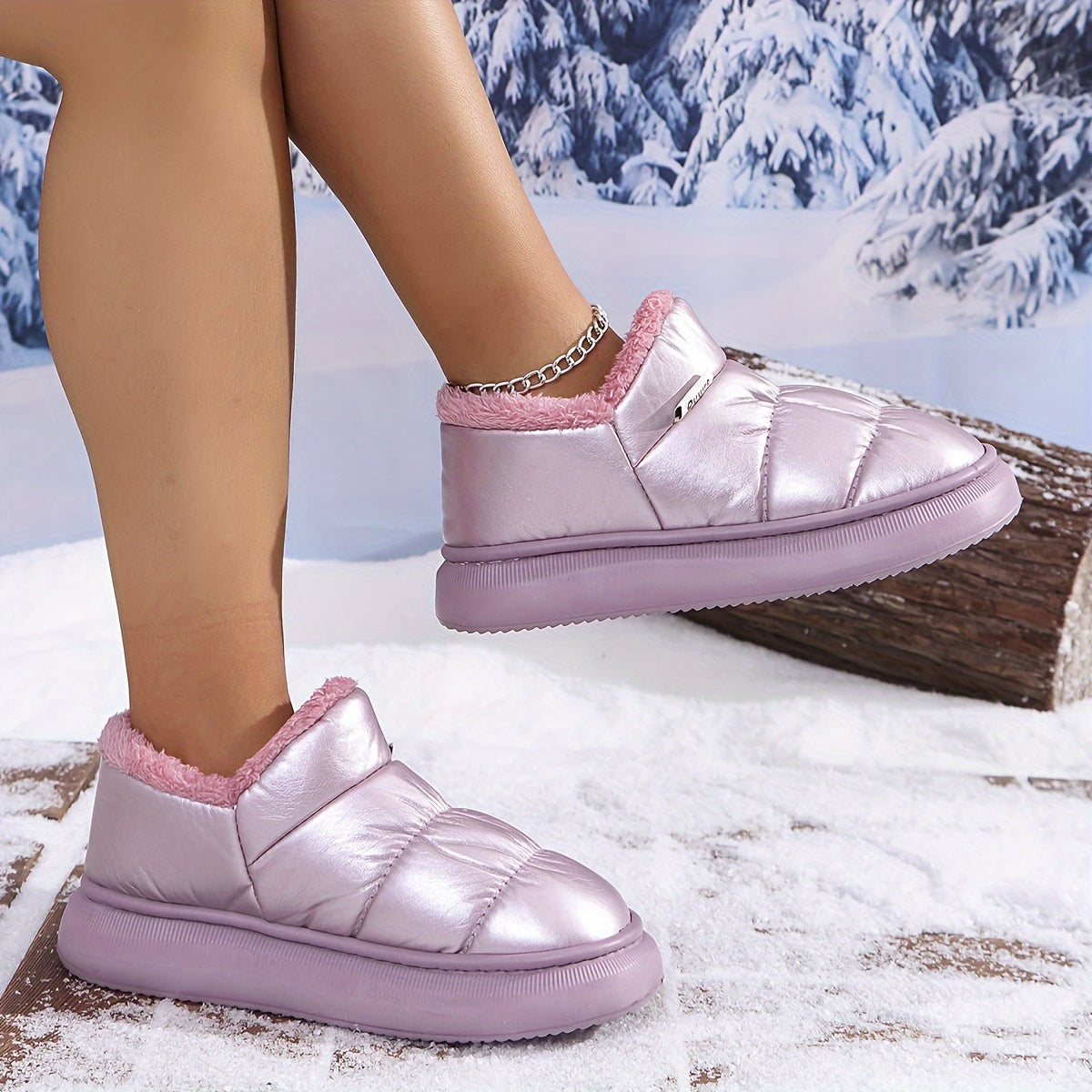 Slip-On Schneestiefel für Damen, gemütlich & funktional R&B R&B