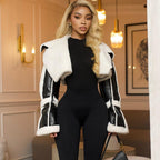 R&B | Shearling Cropped Jacket für Damen
