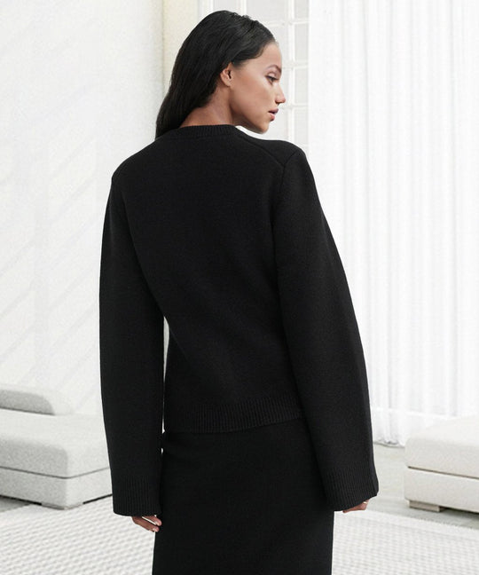 R&B | Ultraweicher Knopf-Cardigan für Frauen