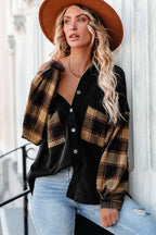 R&B | Gepunktete Flanellhemden Polyester und Baumwolle Einzigartiger Look