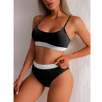R&B | Bikini Bequemer Bikini mit High-Waist-Slip