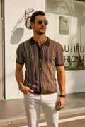 R&B | Retro 70S Gestreiftes Vintage Hemd