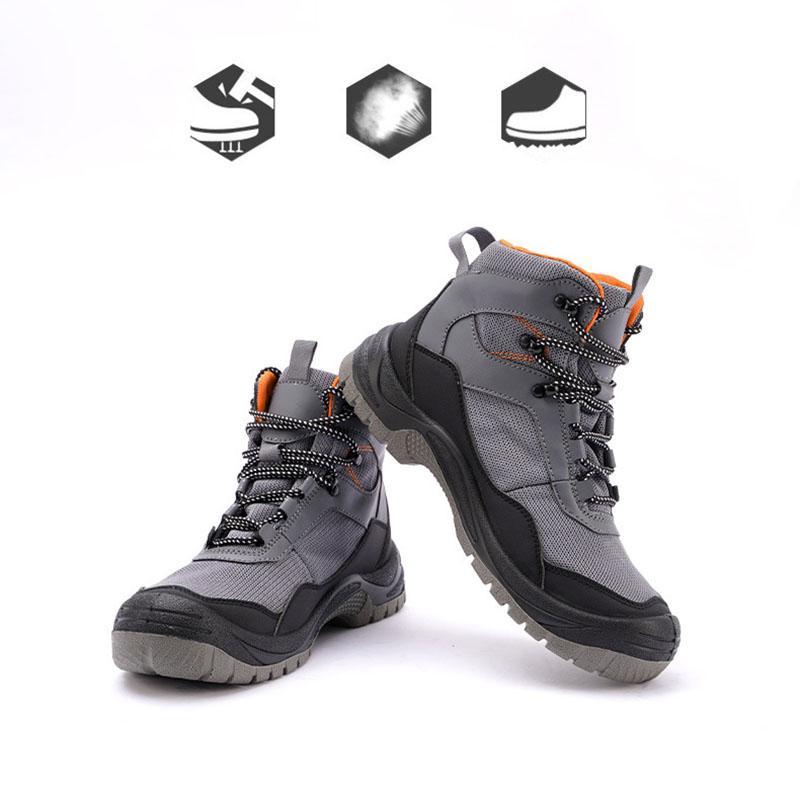 Anti-Smash und Anti-Durchstich High-Top Flugsicherheitsschuhe aus atmungsaktivem GewR&Be R&B