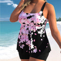 Zweiteiliger Badeanzug mit Riemchen