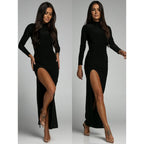 Figurformendes Kleid mit langen Ärmeln