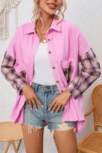 R&B | Gepunktete Flanellhemden Polyester und Baumwolle Einzigartiger Look