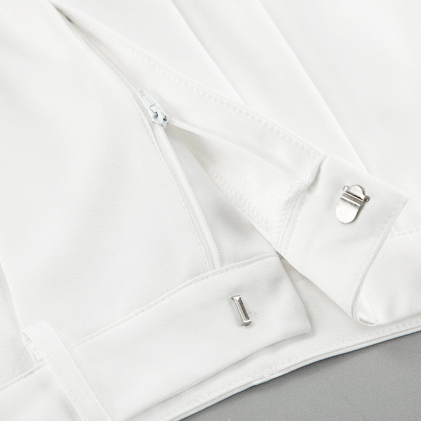 R&B | Hochgeschnittene Hose mit Weitem Bein