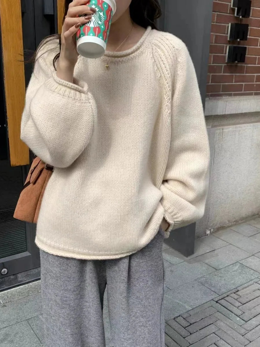 Damen Strick Oversize-Pullover mit Lässigem Stil & Hohem Komfort | R&B