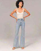EB - Figurformende Bootcut-Jeans
