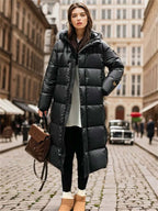 R&B | Damen Lange Gepolsterte Jacke