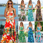 R&B | Bohemian floral Strapskleid