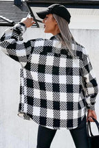 R&B | Karierter Overshirt Im Klassischen Stil Komfortabel und Modern Perfekt für Layering
