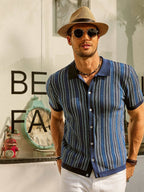 R&B | Retro 70S Gestreiftes Vintage Hemd