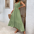R&B | Ärmelloses Kleid mit geometrischem Print