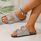 R&B | Slippers mit Doppelter Schnalle